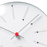 Arne Jacobsen Bankers Wall Clock, White, Large, Ø: 11.4" By Arne Jacobsen
