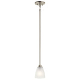 Jolie Bell Mini Pendant Brushed Nickel