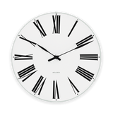 Arne Jacobsen Roman Wall Clock, Large, Ø: 11.4" By Arne Jacobsen