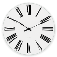 Arne Jacobsen Roman Wall Clock, Extra Large, Ø: 18.9" By Arne Jacobsen