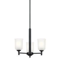 Shailene Chandelier Black 3 Light