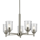 Shailene Chandelier Brushed Nickel 5 Light