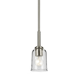Shailene Bell Mini Pendant Brushed Nickel