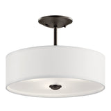Shailene Ceiling Drum Light Olde Bronze 14 Inch