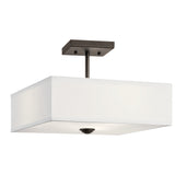 Shailene Ceiling Square Semi Flush Light Olde Bronze 9.75 Inch