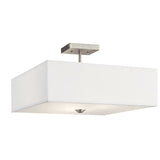 Shailene Ceiling Square Light Brushed Nickel 11.25 Inch