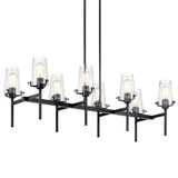 Alton Linear Chandelier Black