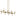 Alton Linear Chandelier Natural Brass