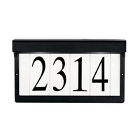 Address Light Outdoor Wall Light Textured Black