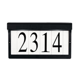 Address Light Outdoor Wall Light Textured Black
