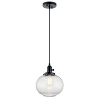 Avery Pendant Black 9.75 Inch