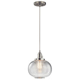 Avery Pendant Brushed Nickel 9.75 Inch