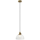 Avery Mini Pendant Natural Brass 10.25 Inch