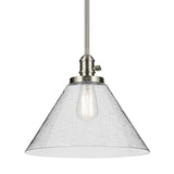 Avery Cone Pendant Brushed Nickel