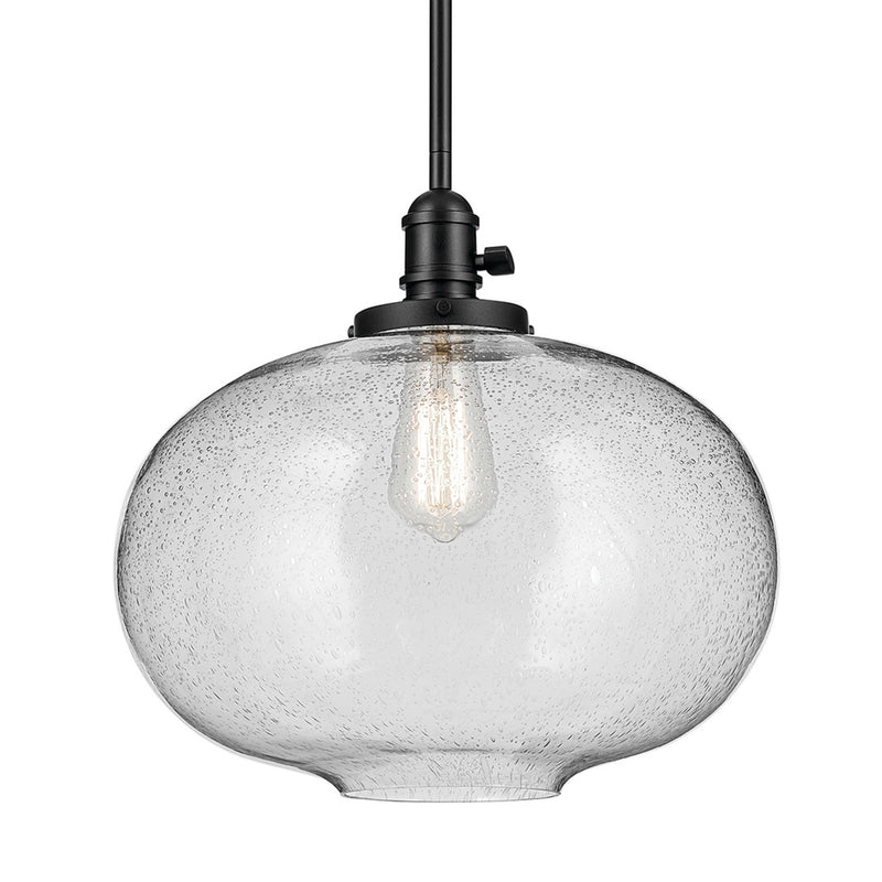 Avery Globe Pendant Black
