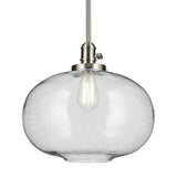 Avery Globe Pendant Brushed Nickel