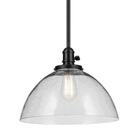 Avery Dome Pendant Black