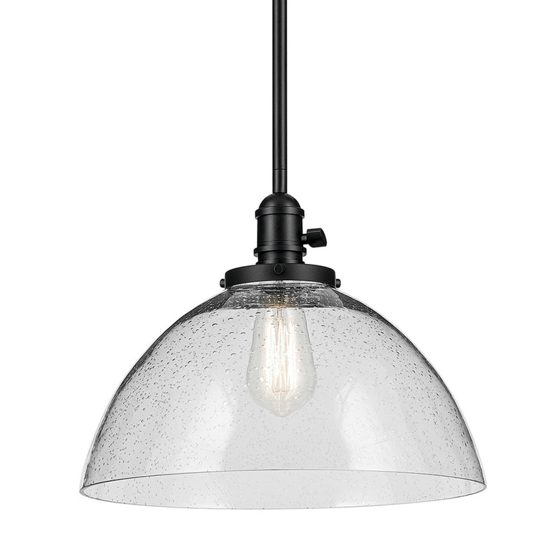 Avery Dome Pendant Black