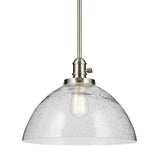 Avery Dome Pendant Brushed Nickel