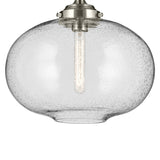 Avery Ceiling Semi Flush Light Brushed Nickel