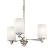 Joelson Chandelier Brushed Nickel 3 Light
