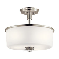 Joelson Semi Flush Semi Flush Mount Brushed Nickel