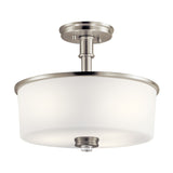 Joelson Semi Flush Semi Flush Mount Brushed Nickel
