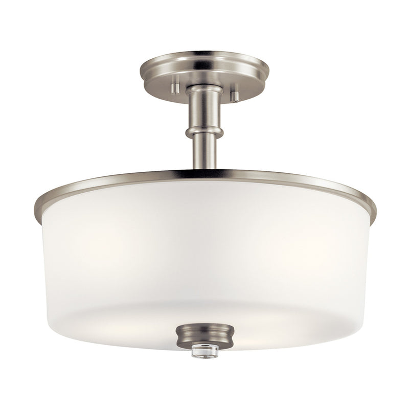 Joelson Semi Flush Semi Flush Mount Brushed Nickel