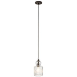 Riviera Mini Pendant Olde Bronze 5.75 Inch