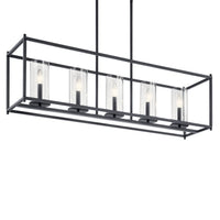 Crosby Linear Chandelier Black