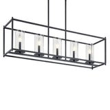 Crosby Linear Chandelier Black