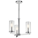 Crosby Chandelier Chrome 3 Light
