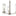 Crosby Chandelier Brushed Nickel 3 Light