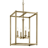 Crosby Foyer Pendant Natural Brass