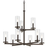 Crosby Chandelier Olde Bronze 9 Light