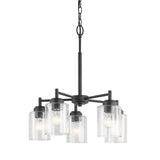 Winslow Chandelier Black 5 Light