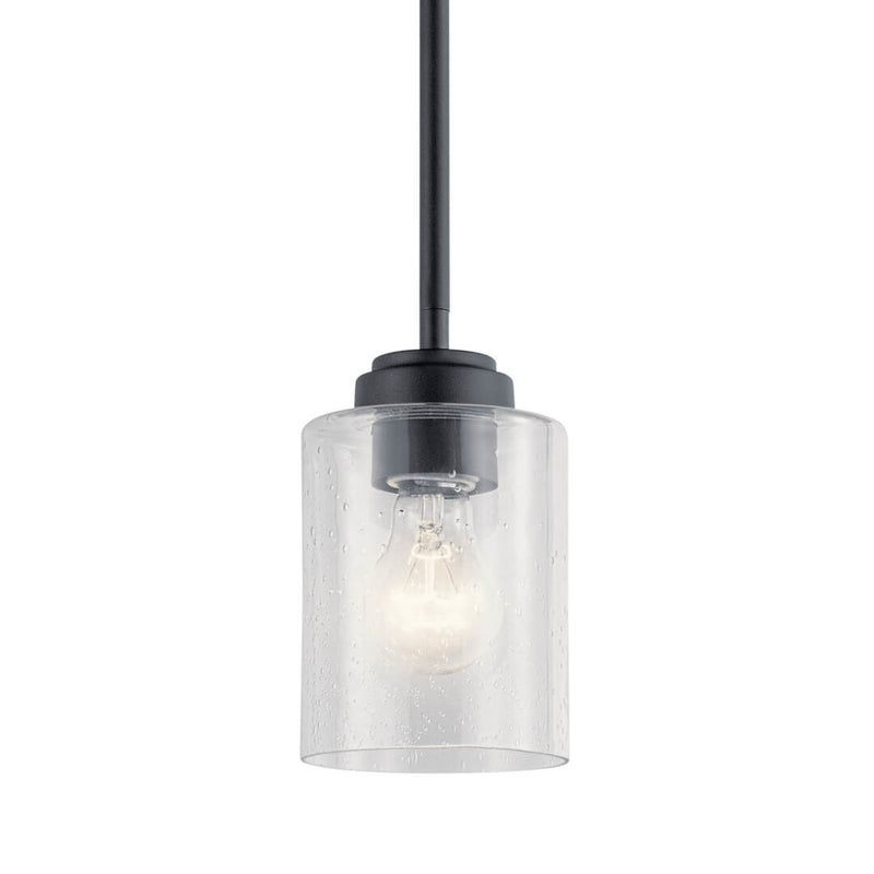 Winslow Mini Pendant Black 7.5 Inch