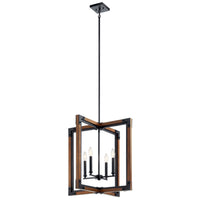 Marimount Foyer Pendant Auburn Stained Finish
