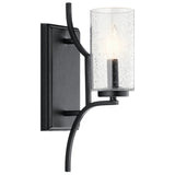 Vara Wall Sconce Distressed Black
