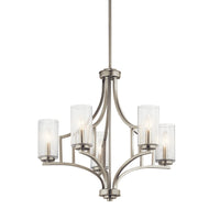 Vara Chandelier Brushed Nickel 5 Light