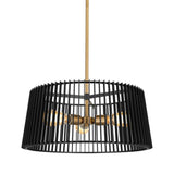 Linara Semi Flush Pendant Black