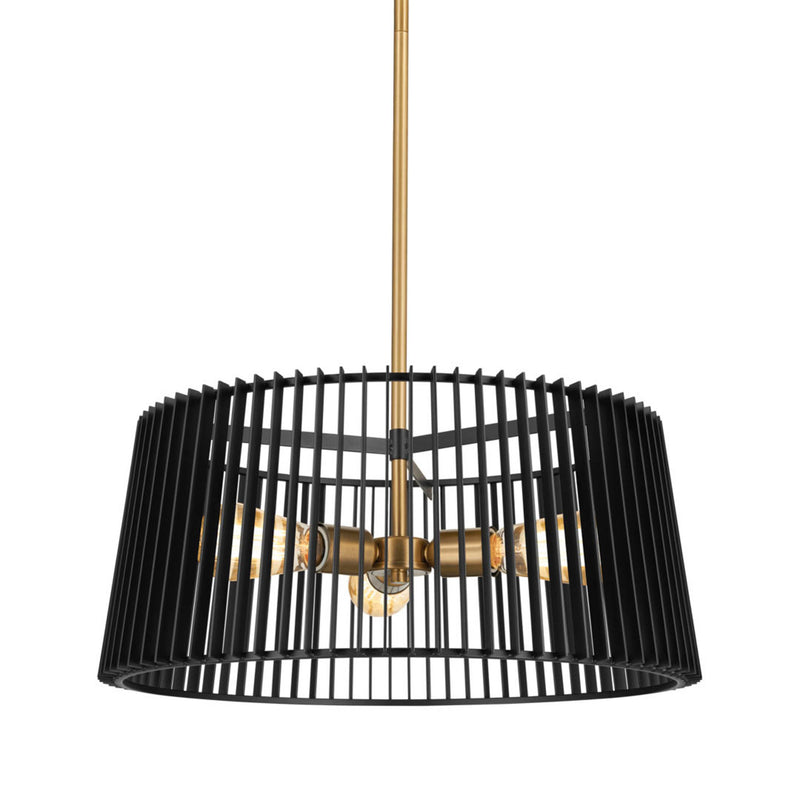 Linara Semi Flush Pendant Black
