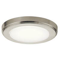 Zeo LED Downlight Round LED Weather+ Brushed Nickel