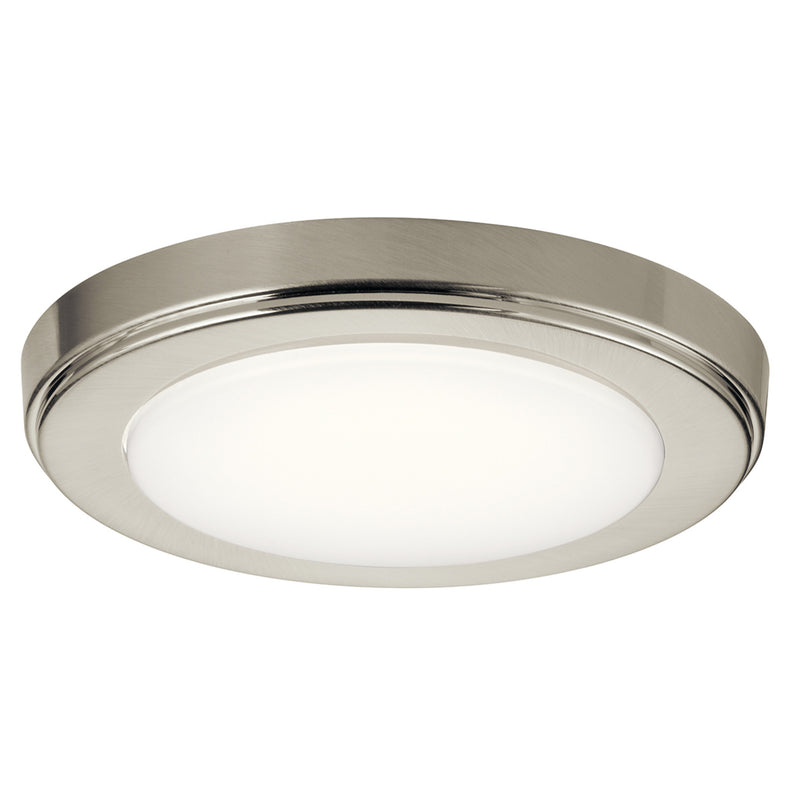 Zeo LED Downlight Round LED Weather+ Brushed Nickel
