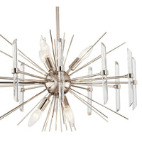 Eris Round Chandelier Polished Nickel 6 Light