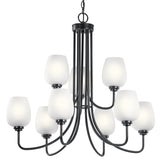 Valserrano Chandelier Black 9 Light
