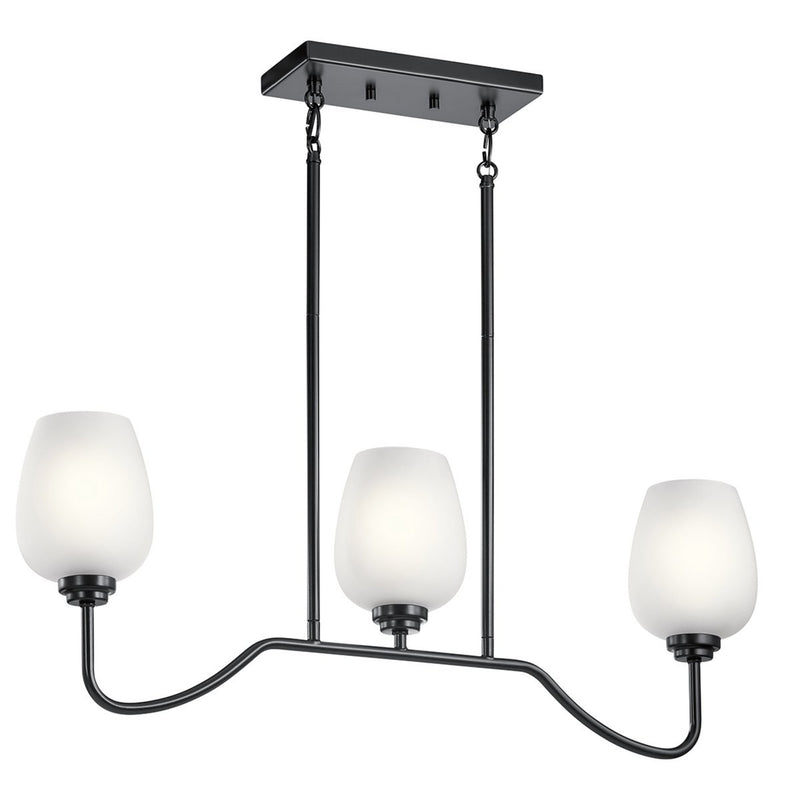 Valserrano Linear Chandelier Black