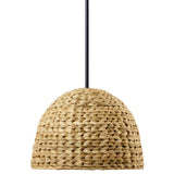 Raffiana Dome Mini Pendant Black