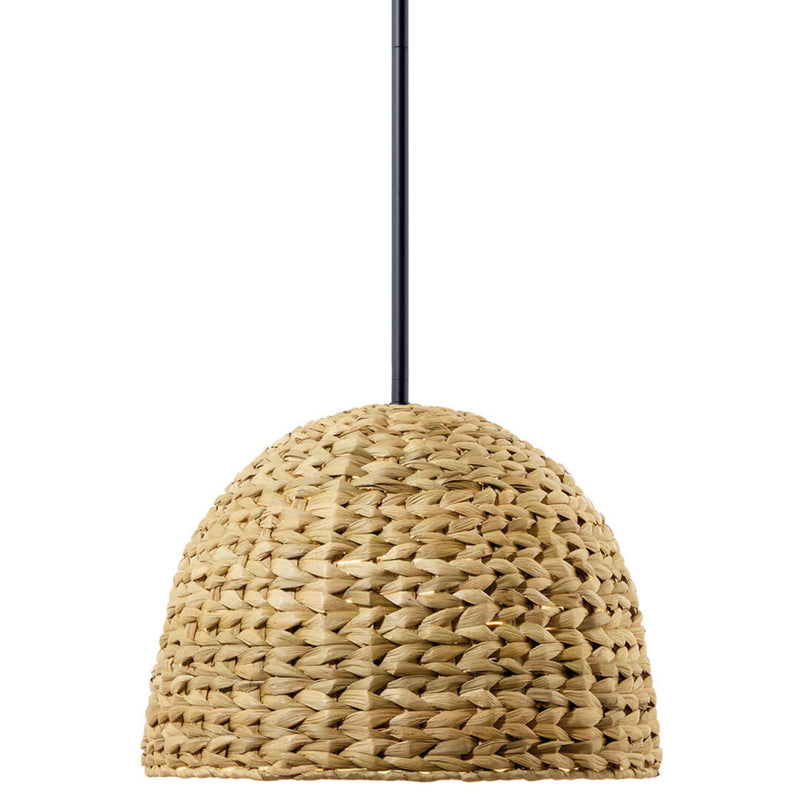 Raffiana Dome Mini Pendant Black