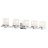 Tully Vanity Light Chrome 5 Light